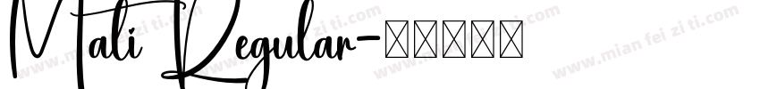 Mati Regular字体转换